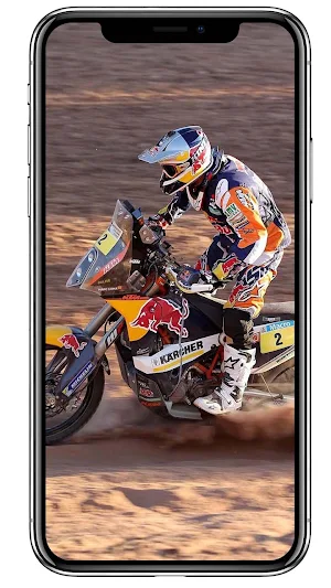 Cool Rally Motocross Wallpaper Screenshot 2