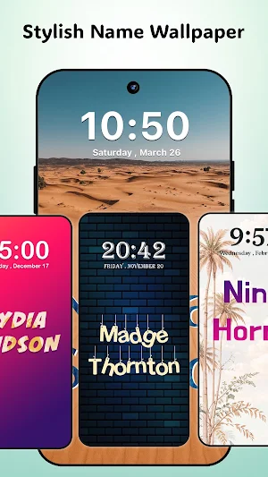 Name Wallpaper Maker: 3D, Live Screenshot 1