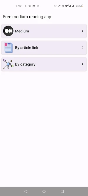 Articles for medium client Screenshot 3