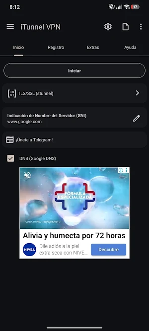 iTunnel VPN screenshot 1