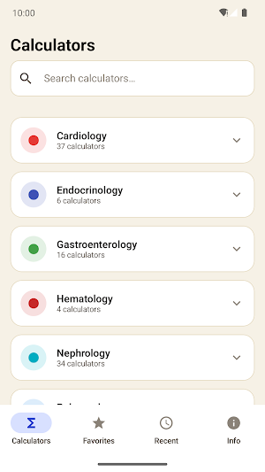 CliniCalc Medical Calculator Screenshot 0