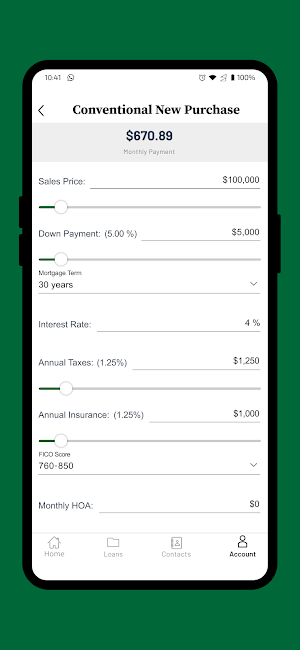 Green Dot Mortgage Screenshot 3