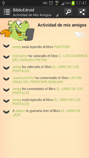 BiblioEdroid Screenshot 1