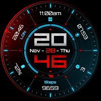Holo Nexus digital watch face
