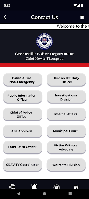 Greenville Police Department Screenshot 1