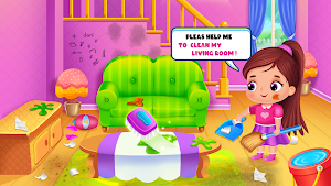 candy house cleaning for girls Screenshot 2
