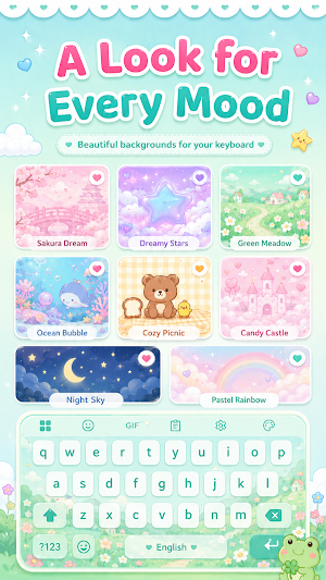 Emoji Keyboard: Fonts & Themes Screenshot 0