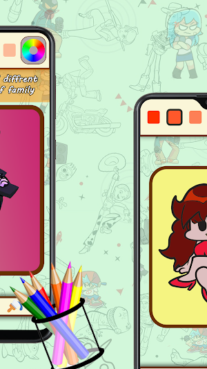 Friday Funkin Coloring Book Screenshot 3