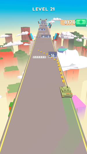 Sky Tank Run : Tank Race 3D Screenshot 3