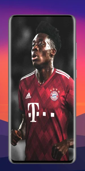 Alphonso Davies 4K Wallpaper Screenshot 2