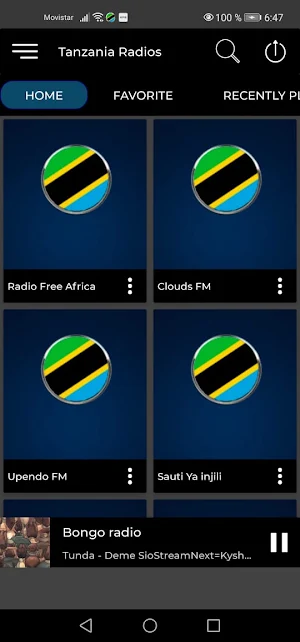 Radio Free Africa Tanzania FM Stations Screenshot 2