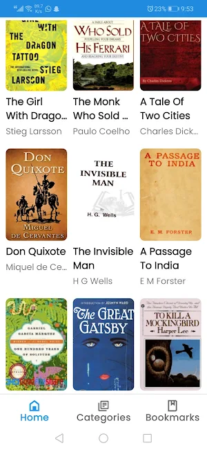 Love Novel Books - English Screenshot 0