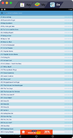 English Grammar Test Screenshot 1