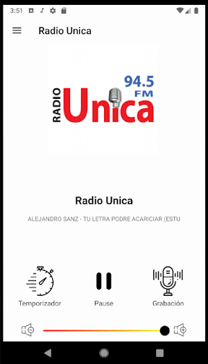 Radio Unica 94.5 Fm Screenshot 1