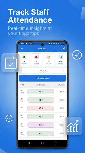 AttendEx - Staff Attendance Screenshot 1