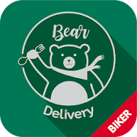 Bear Delivery Biker