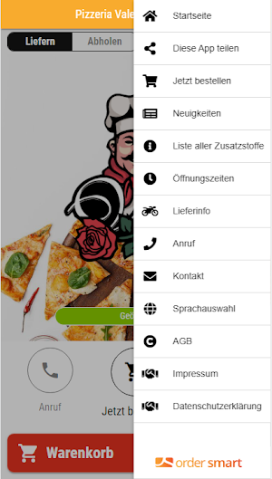 Pizzeria Valentino Viersen Screenshot 2