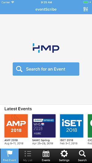 HMP Conferences Screenshot 0