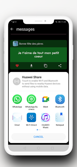 bonne fête des pères Screenshot 2
