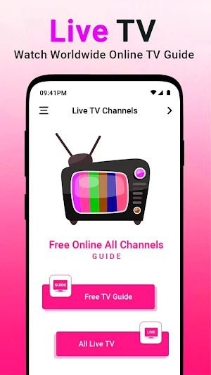 Live TV Guide Screenshot 2