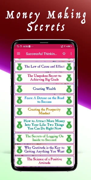 Money Making Mind Power Secrets Screenshot 1