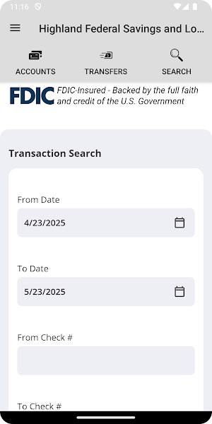 Highland Federal Mobile Screenshot 3