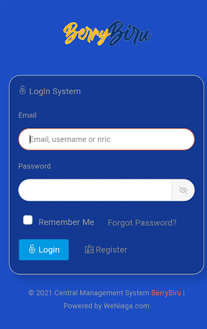 BerryBiru System Screenshot 0