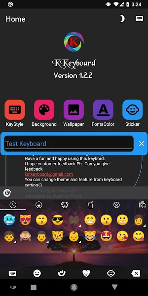 K keyboard - Myanmar Screenshot 1