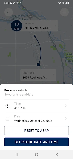 Yakima Valley Ride Share Screenshot 3