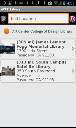 ArtCenter Library Mobile Screenshot 3