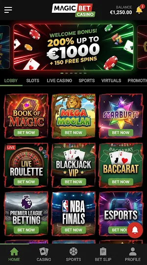 Magic Bet Screenshot 1