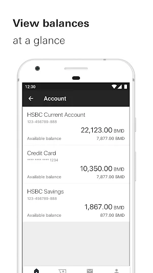HSBC Bermuda Screenshot 1