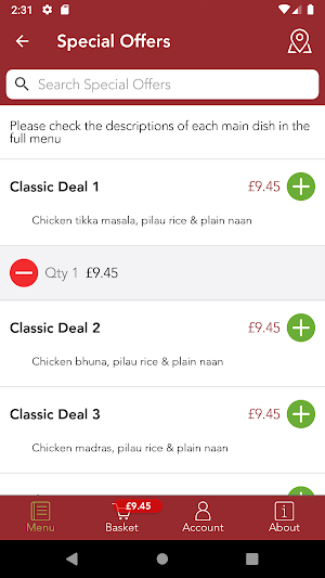 Masalas Leicester Screenshot 2