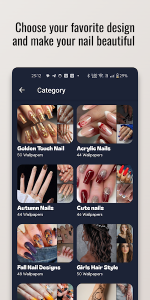 Golden Touch Nail Design Screenshot 1