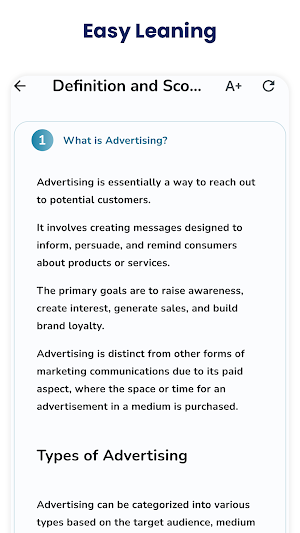 Advertising and Promotion Screenshot 1
