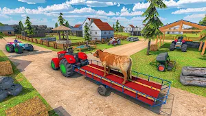 Offroad Tractor Trolley Game Screenshot 1