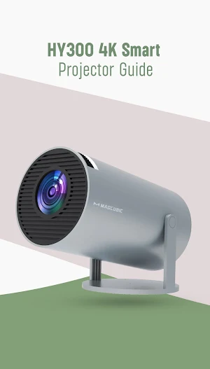 HY300 4K Smart Projector Guide Screenshot 1