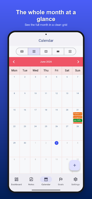 Sanal Ajanda: Calendar Notes Screenshot 3
