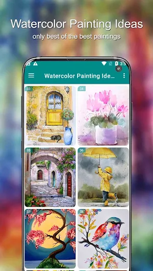 Watercolor Painting Ideas Screenshot 1