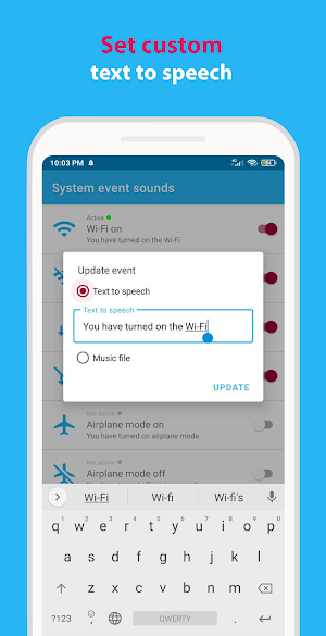 System event sounds Screenshot 1