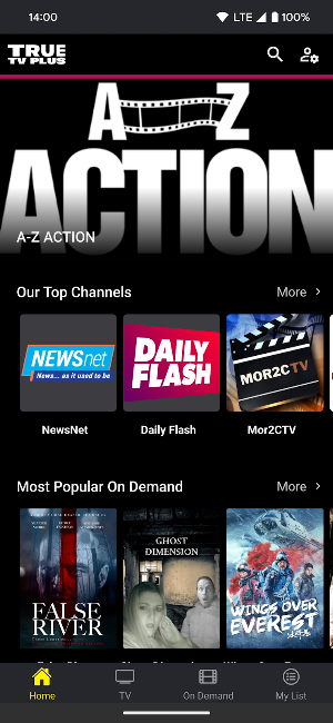 TrueTVplus Screenshot 0