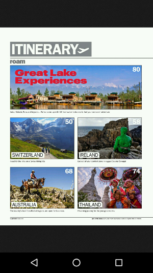 get lost Travel Magazine Screenshot 1