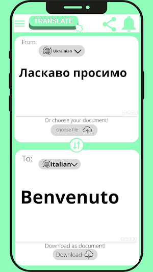 Italian - Ukrainian Translator Screenshot 2