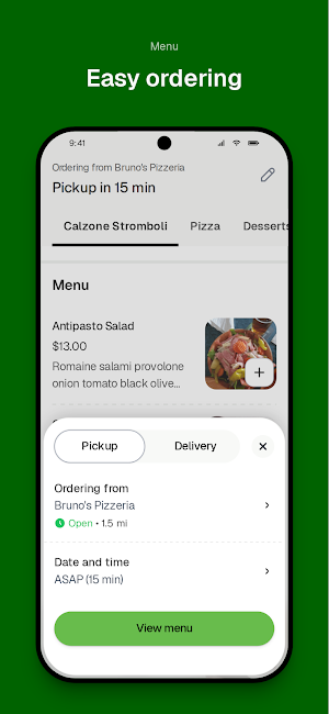 Bruno's Pizzeria To Go Screenshot 2