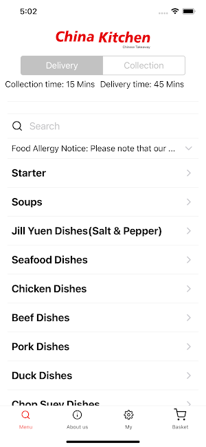 China Kitchen Birmingham Screenshot 1
