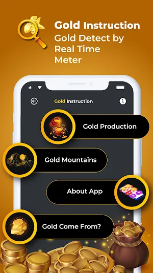 Gold Metal Detector App Screenshot 3