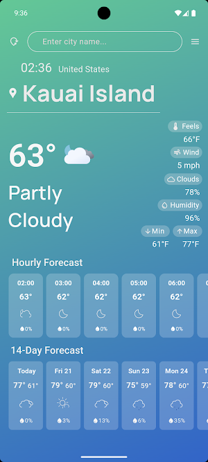 Sora Weather Screenshot 2