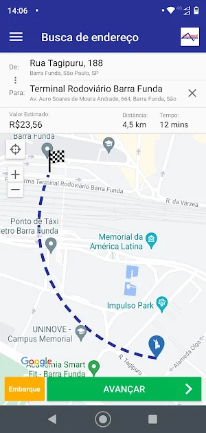 Táxi Jundiai Screenshot 1