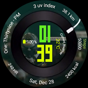 Animated Retro Play Watch Face Screenshot 2