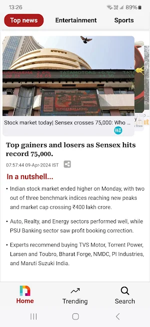 Nutshell news Screenshot 0